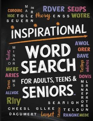 Inspirational Word Search Book for Adults, Teens and Seniors: Large Print Word Search Book - Laura Bidden - cover