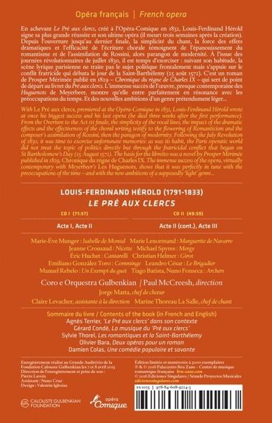 Le Pré aux clercs - CD Audio di Ferdinand Herold - 2