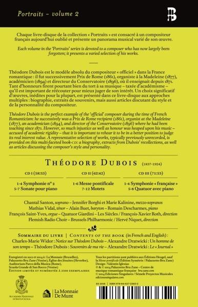 Musica Sacra, sinfonica e da camera - CD Audio di Theodore Dubois - 2