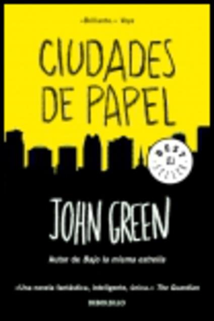 Ciudades de papel - John Green - cover