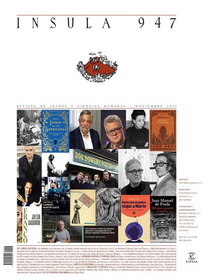 Misceláneo, noviembre 2025 (Ínsula n° 947, noviembre de 2025)