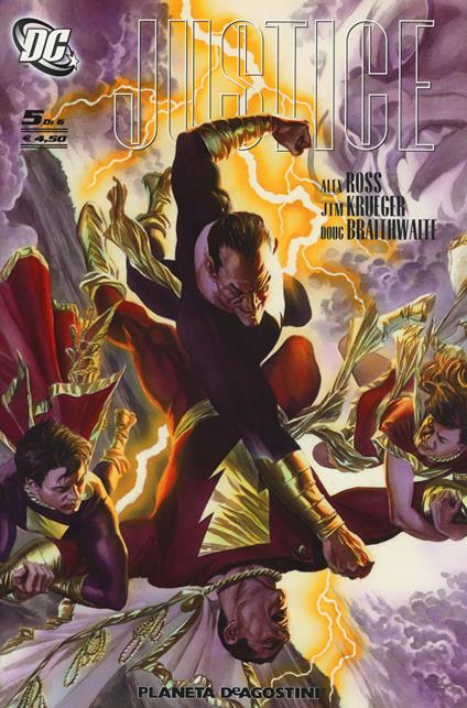 Justice. Vol. 5 - Alex Ross,Jim Krueger,Dougie Braithwaite - copertina