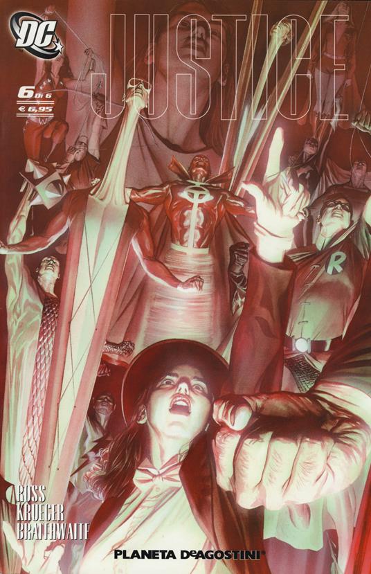 Justice. Vol. 6 - Alex Ross,Jim Krueger,Dougie Braithwaite - copertina