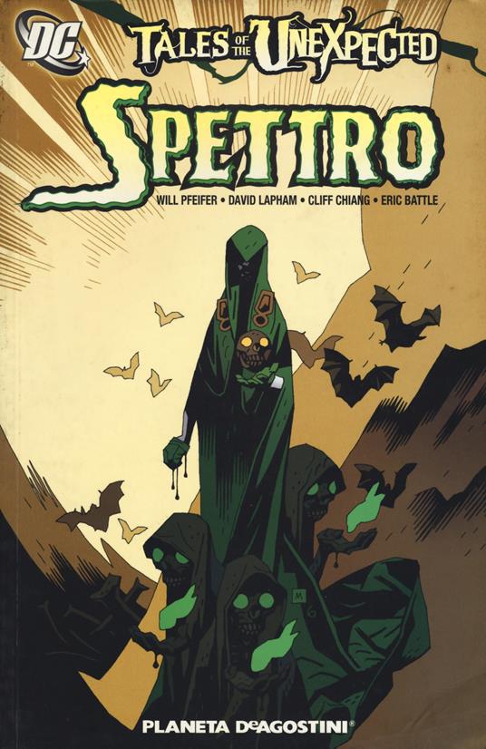 Spettro. Tales of the unexpected - Will Pfeifer,David Lapham,Cliff Chiang - copertina