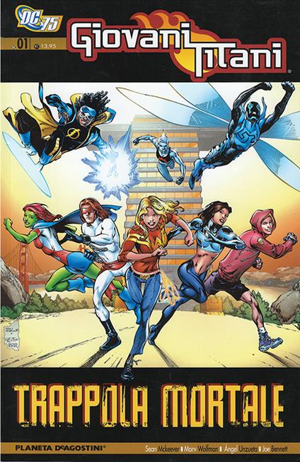 Trappola mortale. Giovani Titani. Vol. 10 - copertina