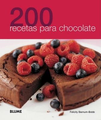 200 Recetas para chocolate - Varios autores - cover