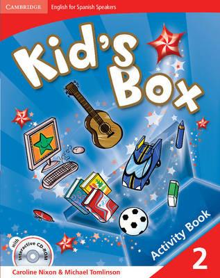 Kid's Box for Spanish Speakers Level 2 Activity Book with CD-ROM and Language Portfolio - Caroline Nixon,Michael Tomlinson,Christopher C. Roland - cover