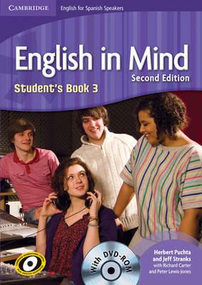 English in Mind for Spanish Speakers Level 3 Student's Book with DVD-ROM - Herbert Puchta,Jeff Stranks - cover