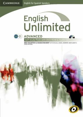 English Unlimited for Spanish Speakers Advanced Self-study Pack (Workbook with DVD-ROM and Audio CD) - Ben Goldstein,Maggie Baigent - cover