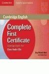 Complete First Certificate for Spanish Speakers Class Audio CDs (3)