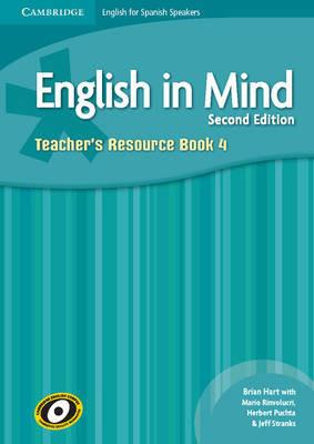 English in Mind for Spanish Speakers Level 4 Teacher's Resource Book with Class Audio CDs (4) - Brian Hart - cover