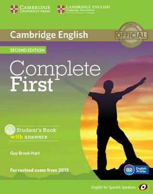 Complete First for Spanish Speakers Student's Book with Answers with CD-ROM - Guy Brook-Hart - cover