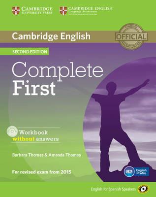 Complete First for Spanish Speakers Workbook without Answers with Audio CD - Barbara Thomas,Amanda Thomas - cover