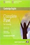 Complete First for Schools for Spanish Speakers Class Audio CDs (3) - Guy Brook-Hart - cover