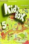 Kid's Box for Spanish Speakers Level 5 Activity Book with CD ROM and My Home Booklet - Caroline Nixon,Michael Tomlinson,Kirstie Grainger - cover