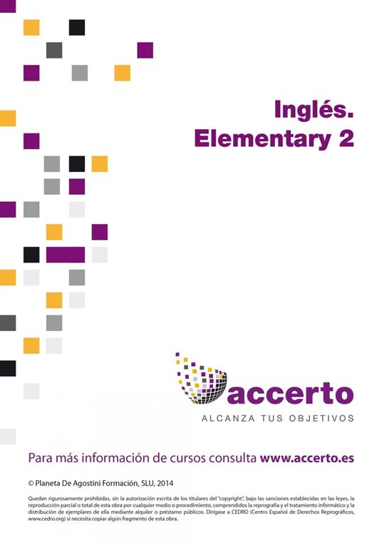 Inglés. Elementary 2