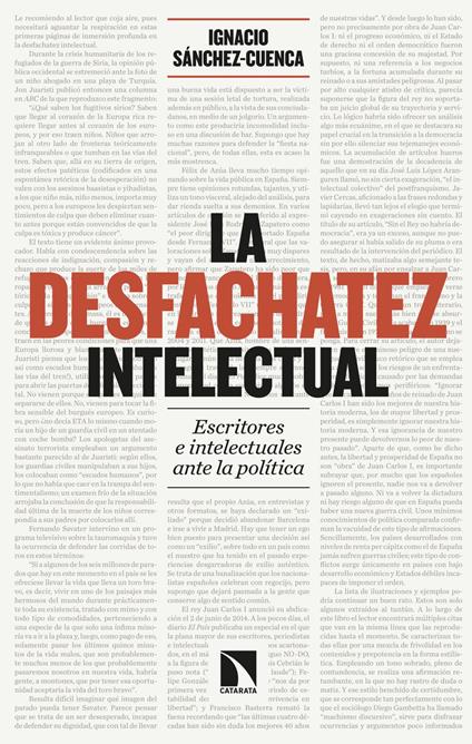 La desfachatez intelectual