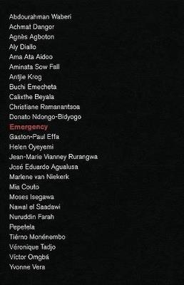 EMERGENCY (ENG) - ALFREDO JAAR - cover