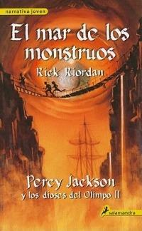 El Mar de los Monstruos - Rick Riordan - cover