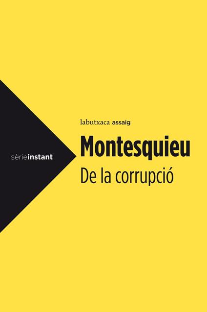 De la corrupció - Montesquieu - ebook