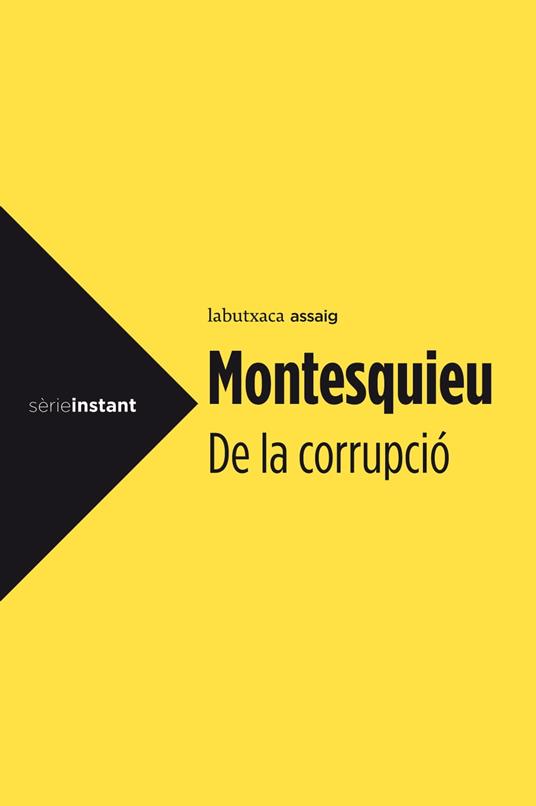 De la corrupció - Montesquieu - ebook