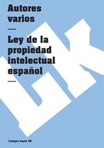 Ley de la Propiedad Intelectual Espa?ola