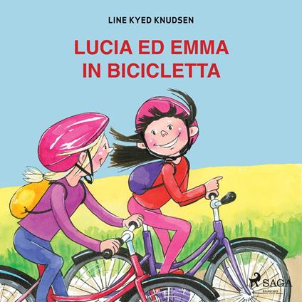Lucia ed Emma in bicicletta