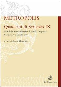 Quaderni di Synapsis. Vol. 9: Metropolis. - copertina