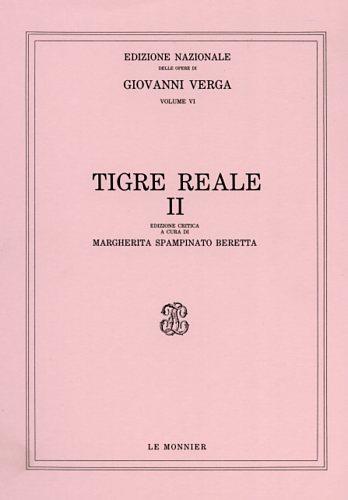 Tigre reale. Vol. 2 - Giovanni Verga - copertina