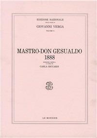 Mastro don Gesualdo (1888) - Giovanni Verga - copertina