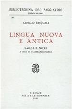 Lingua nuova e antica