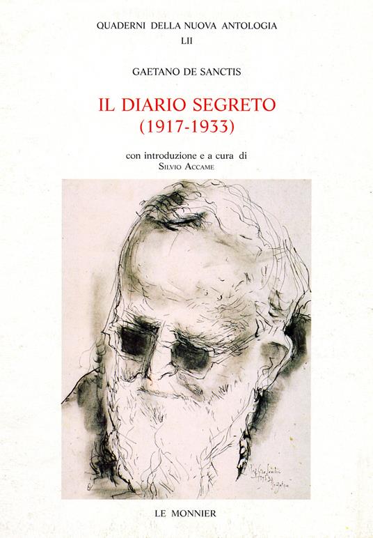 Il diario segreto (1917-1933) - Gaetano De Sanctis - copertina