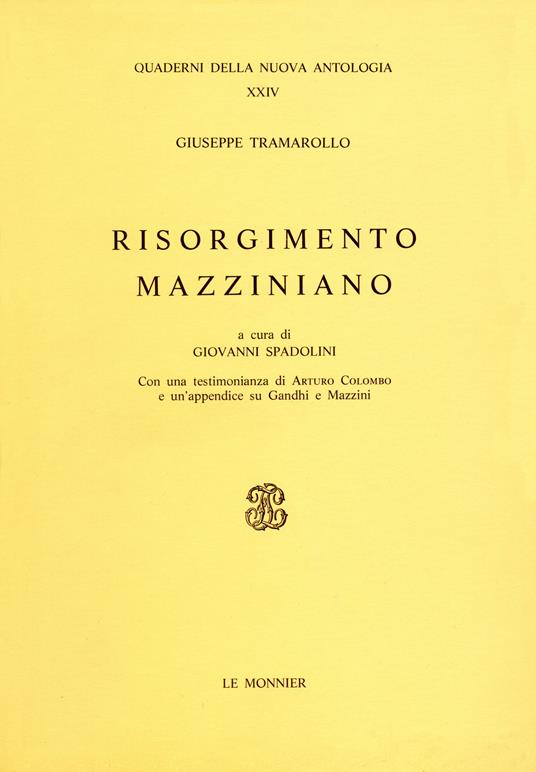 Risorgimento mazziniano - Giuseppe Tramarollo - copertina