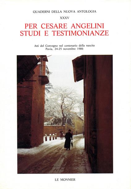 Per Cesare Angelini. Studi e testimonianze - copertina