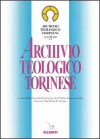 Archivio teologico torinese (2000) - copertina