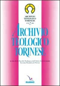 Archivio teologico torinese (2001). Vol. 2 - copertina