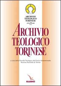 Archivio teologico torinese (2002). Vol. 2 - copertina