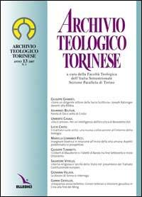 Archivio teologico torinese (2007). Vol. 1 - copertina