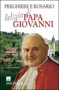 Preghiere e rosario letizia di papa Giovanni - copertina