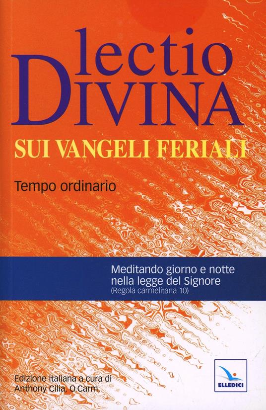 Lectio divina sui Vangeli feriali. Tempo ordinario - copertina