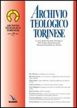 Archivio teologico torinese (2013). Vol. 1
