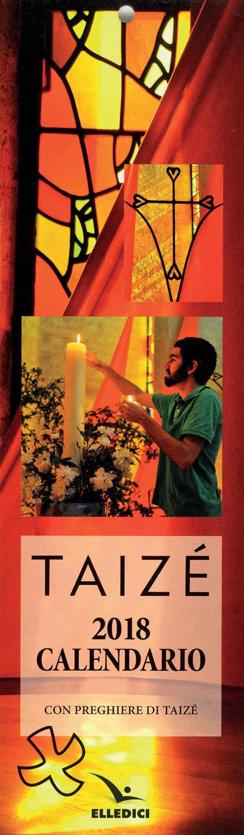 Taizé. Calendario segnalibro 2018 - copertina