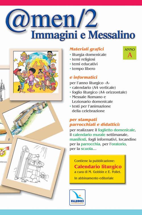 @men. Immagini e messalino. Anno A. Con calendario liturgico. CD-ROM - copertina