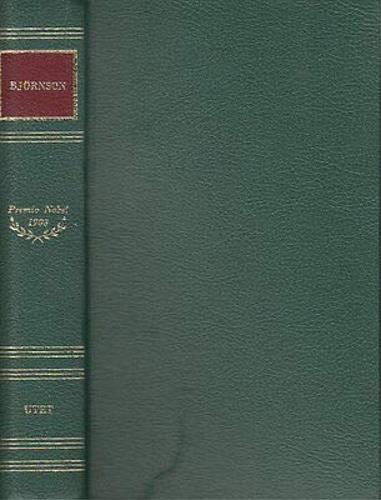 Teatro-Prosa. Nobel 1903 - Bjørnstjerne Bjørnson - copertina