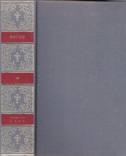 Opere latine - Giordano Bruno - copertina