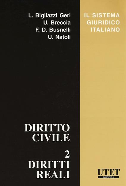 Diritto civile. Vol. 2: Diritti reali - copertina