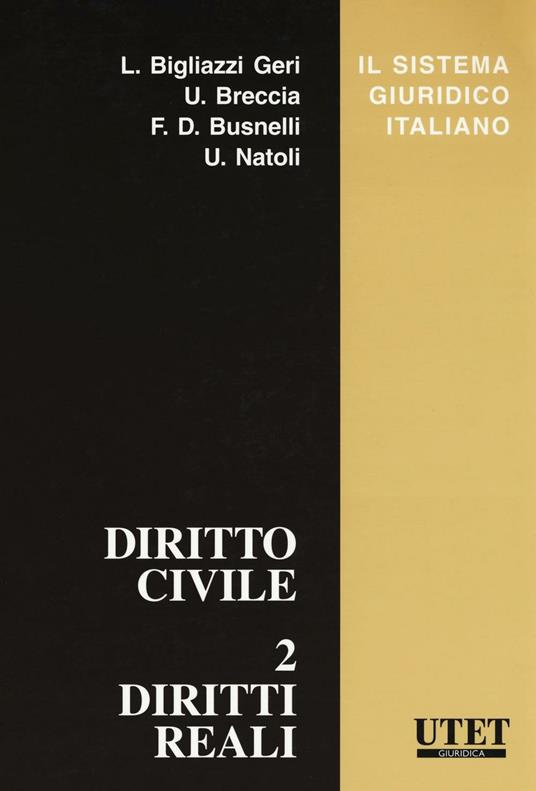 Diritto civile. Vol. 2: Diritti reali - copertina