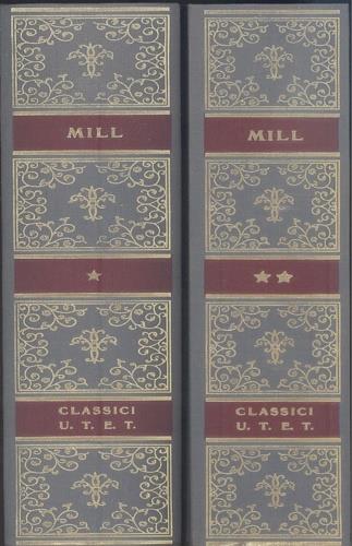 Sistemi di logica deduttiva e induttiva - John Stuart Mill - copertina