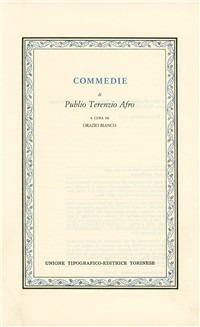 Commedie - P. Afro Terenzio - copertina