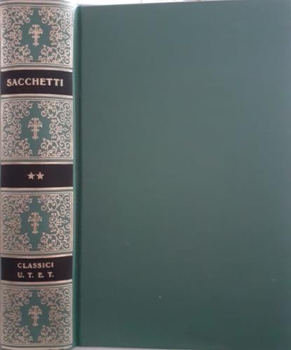 Il trecentonovelle - Franco Sacchetti - copertina